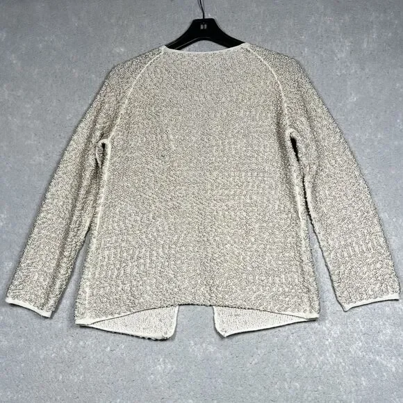 Dries Van Noten Sweater Cardigan Womens Size Small Beige Long Sleeve Belgium